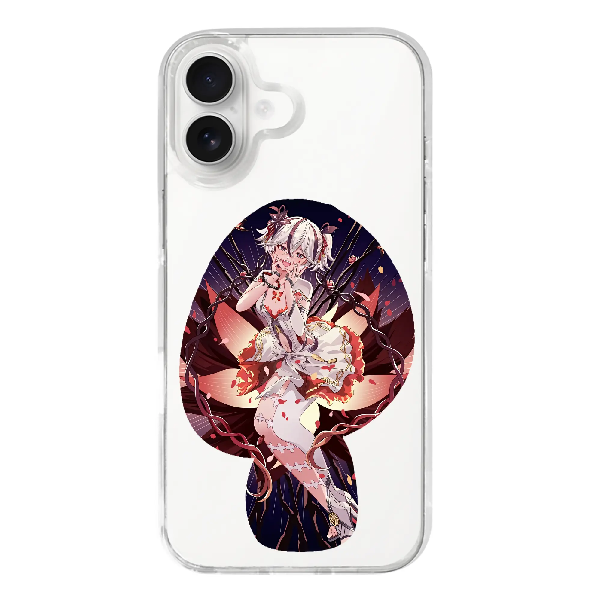 鳴潮 グッズ ツバキ - iPhone 17シリーズ 透明スマホケース – 薄型・耐衝撃・精密フィット保護カバー